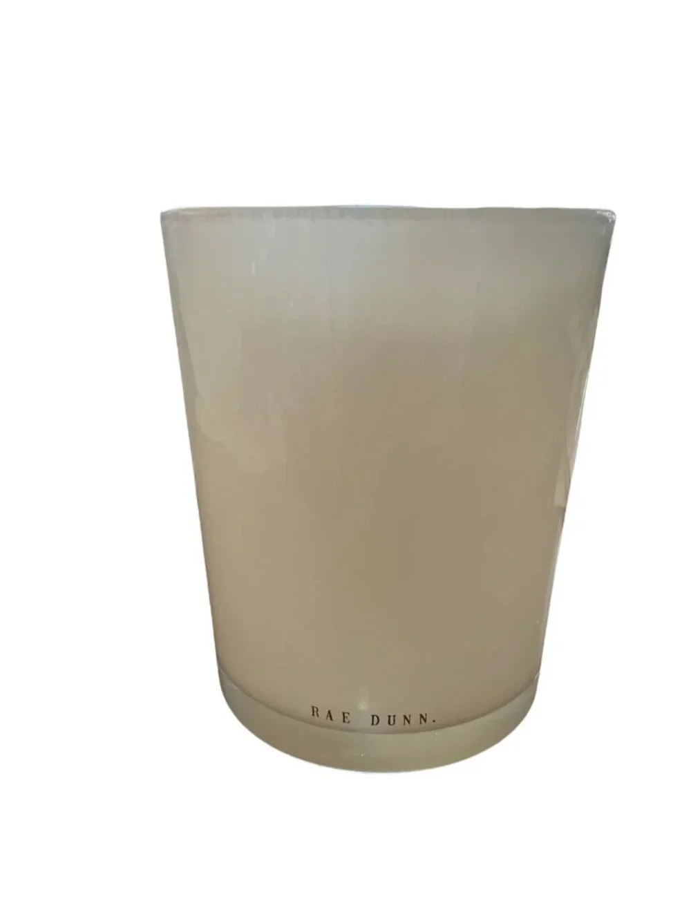 Rae Dunn Brows Makeup Brush Glass Cup Holder White Gold 5
